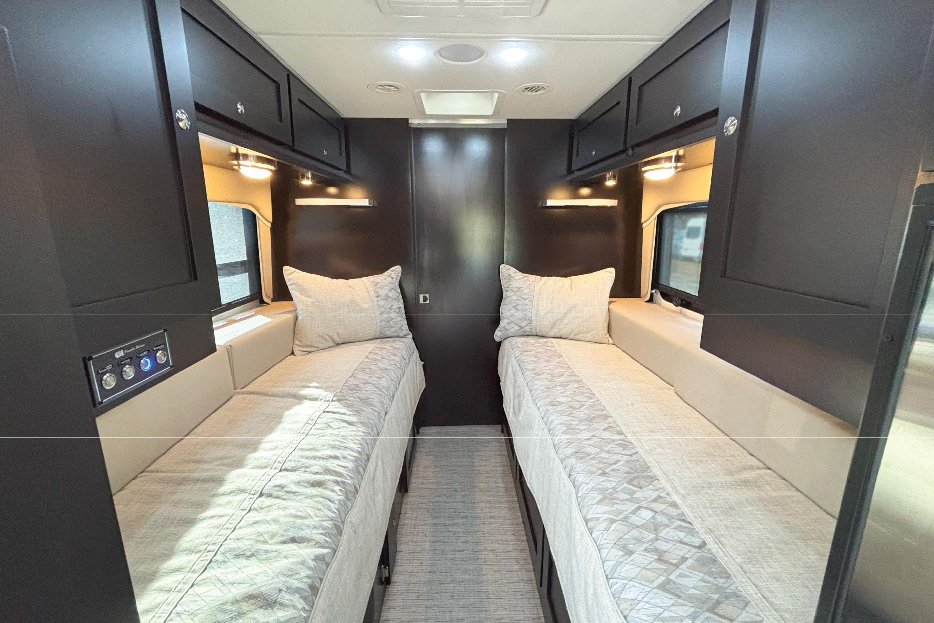 Platinum 220 Interior Twin Beds View