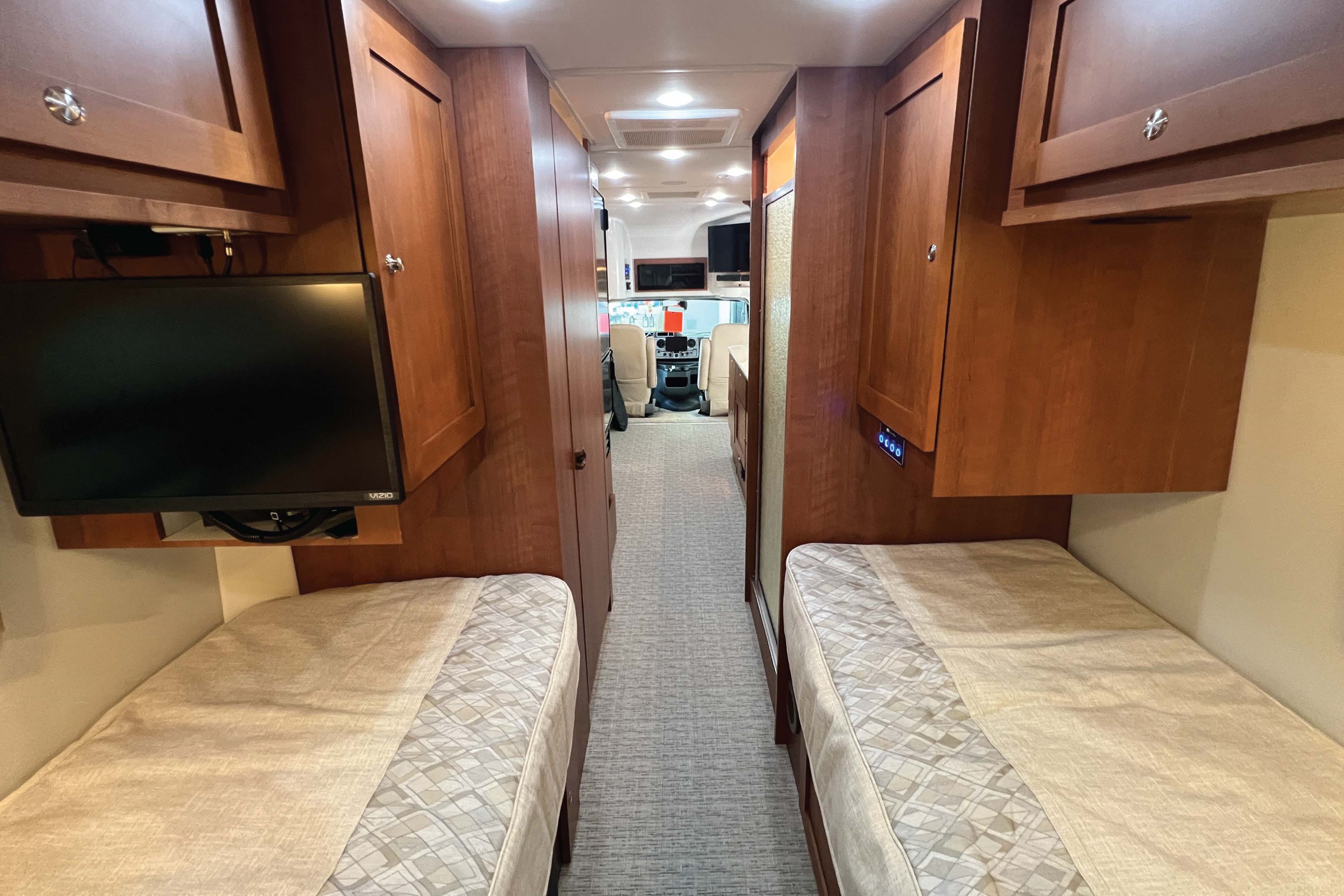 Platinum 220 Interior Twin Beds View