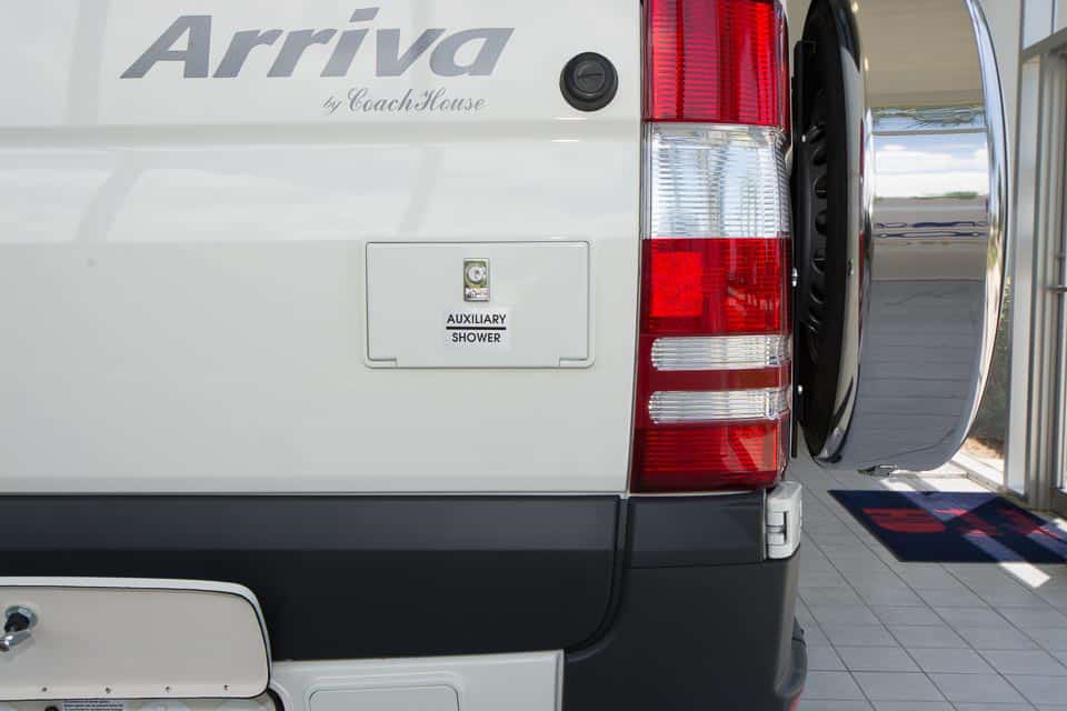 Arriva V24 Exterior Auxiliary Shower Access