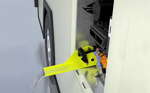 easy drain lever