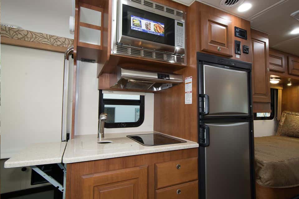 Platinum II 241XL Interior Sink Stove Refrigerator