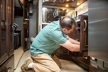 RV repair interior