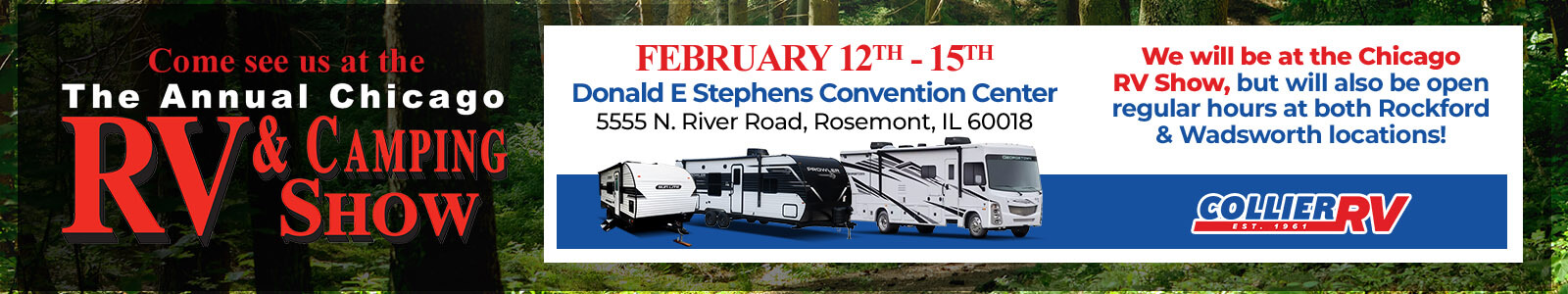 Come See Us at the Chicago RV Show