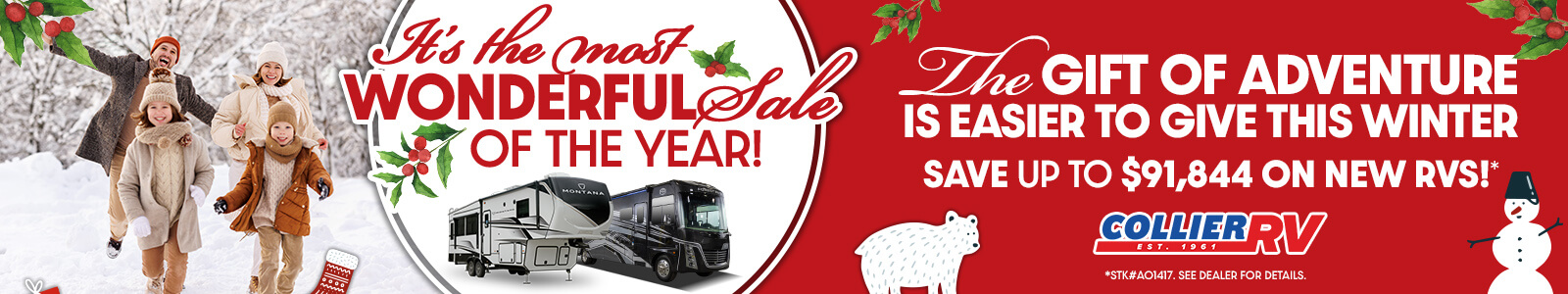 Most Wonderful Sale of the Year