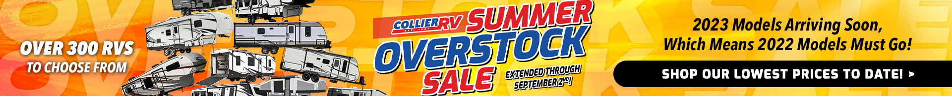 Summer Overstock Sale
