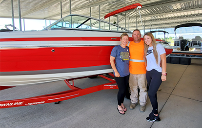 Crownline Boats won another happy customer