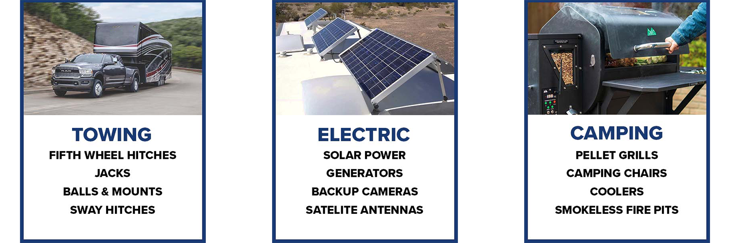 Parts We Carry at Colton RV