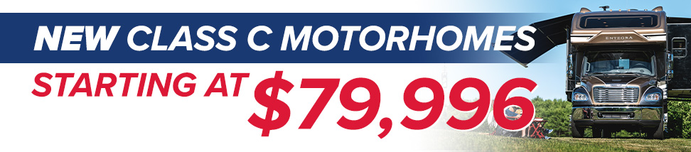 New Class C Motorhomes Starting At 79996