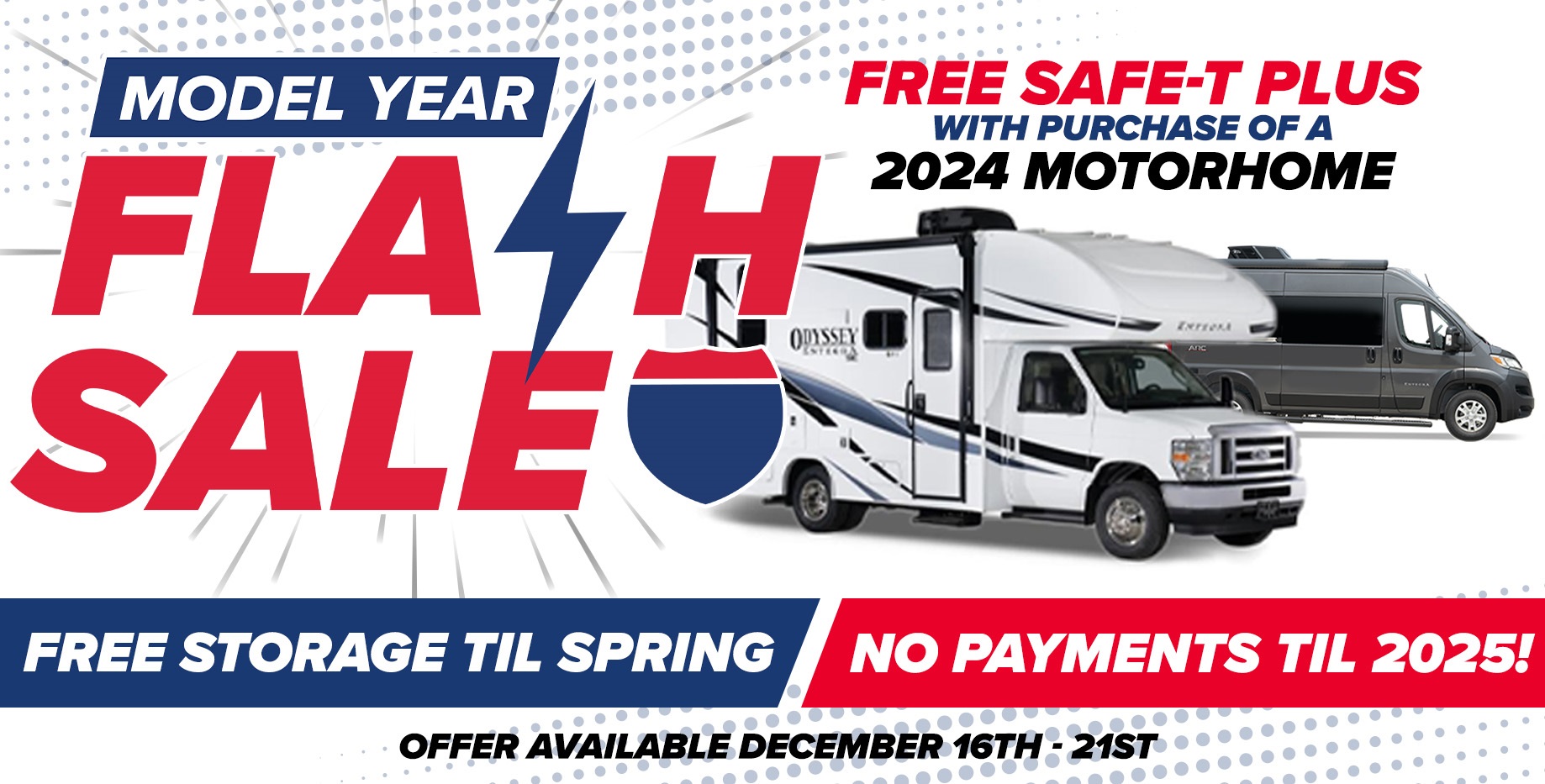 Flash Sale  - New 2024 Motorhomes