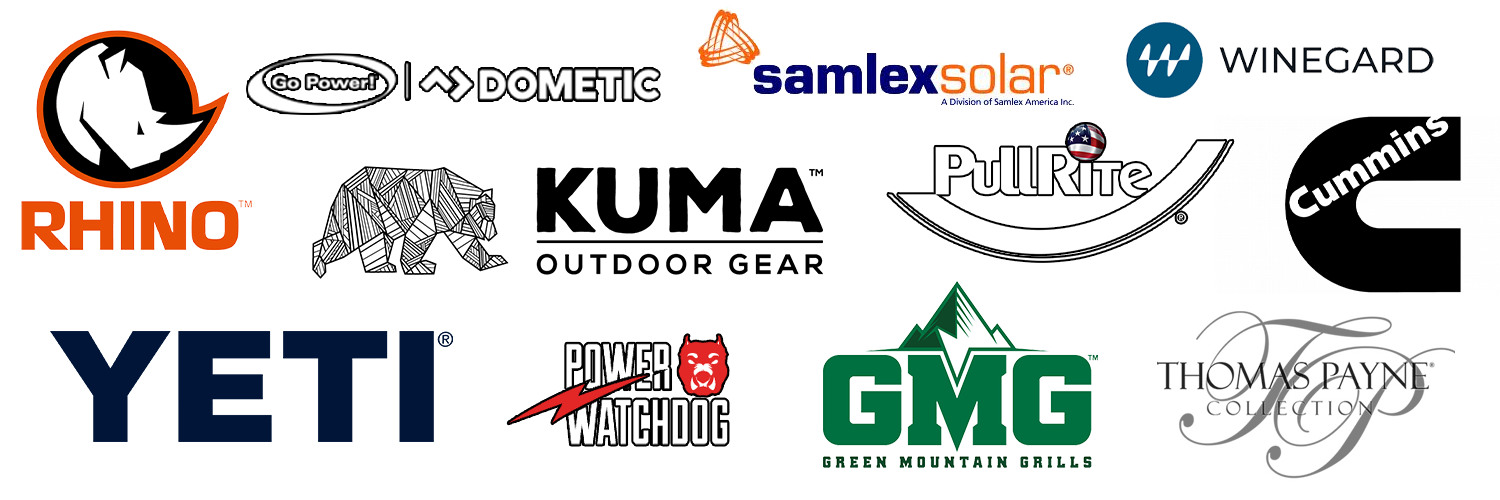 Brands we carry at Colton RV