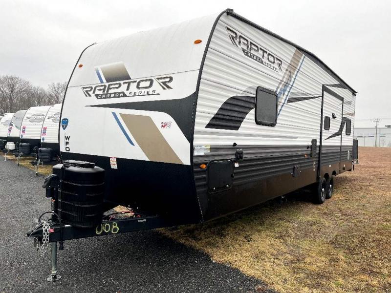 New 2024 Keystone RV Raptor Carbon Series 30WFO Toy Hauler Travel ...