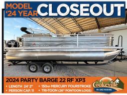 New 2024 Sun Tracker Party Barge 22 RF XP3 Photo