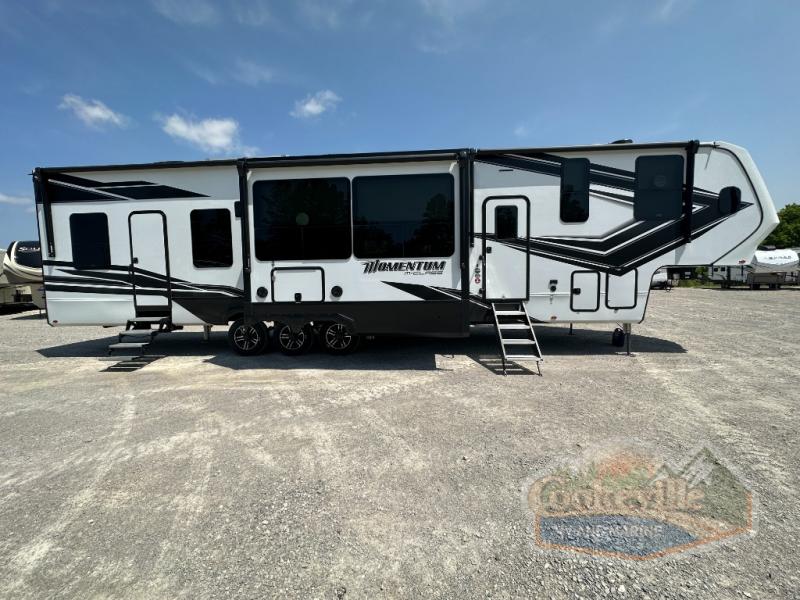 New 2023 Grand Design Momentum M-Class 395MS Toy Hauler Fifth Wheel at ...