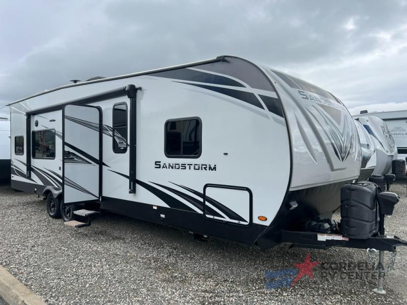 Used 2021 Forest River RV Sandstorm 271GSLR Toy Hauler Travel Trailer ...