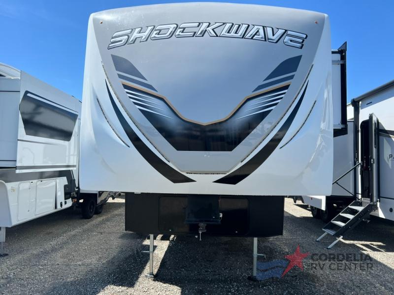 New 2023 Forest River RV Shockwave 30FWGDX Toy Hauler Fifth Wheel at