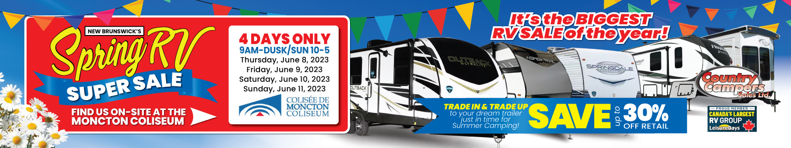 Spring RV Sale Moncton Coliseum 2023
