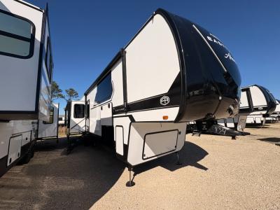 New 2026 East to West  Ahara 395FB  with two power awnings, 16' and 18'