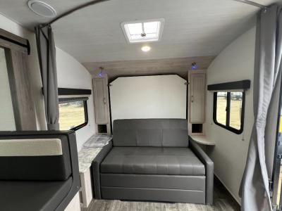 Jack knife sofa converts to a murphy bed in new 2025 Gulf Stream Vista Cruiser 23MBS RV
