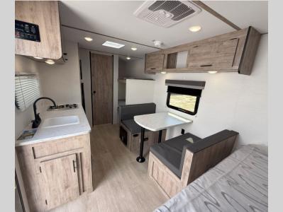 Roomy interior with kitchen, dinette, master bed and bunk beds in new 2026 Gulf Stream Conquest Super Lite 177BH RV