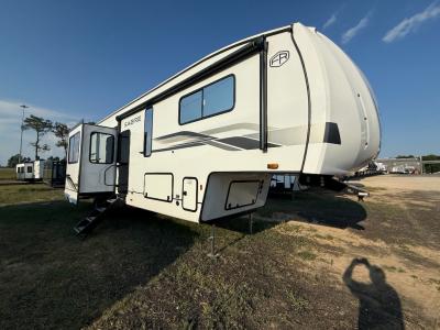 Used 2025 Forest River Sabre 33RLP fifth wheel with power awning