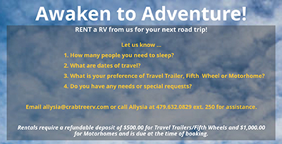 Rent a RV from us