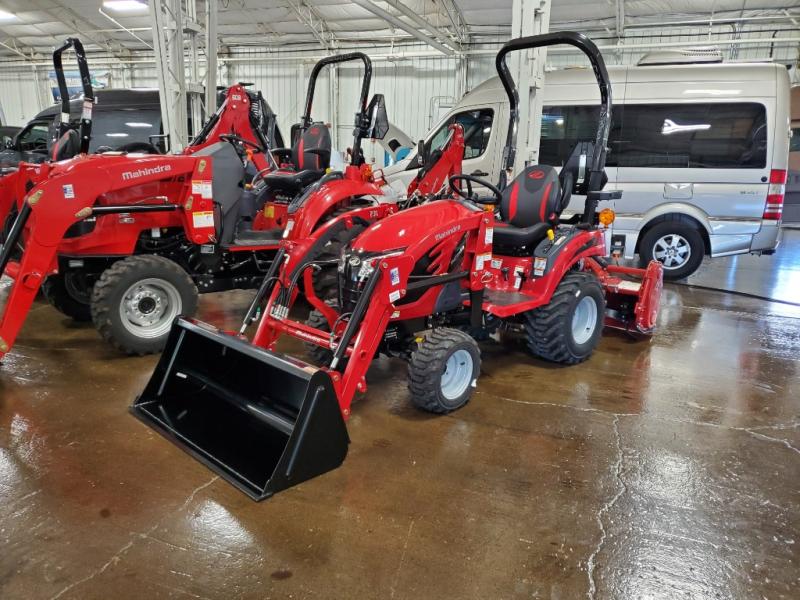 New 2024 MAHINDRA SUBCOMPACT EMAX 20 HST W/LOADER & 4FT TILLER Tractor ...