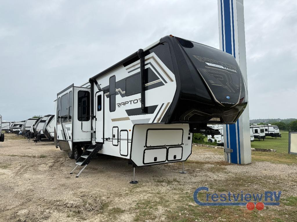 New 2025 Keystone RV Raptor Carbon Series 358 Toy Hauler Fifth Wheel at ...