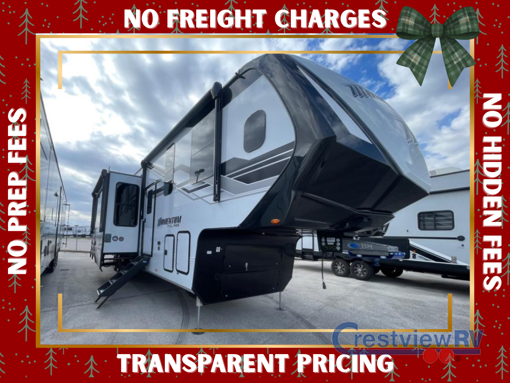 New 2025 Grand Design Momentum M-Class 395MS Toy Hauler Fifth