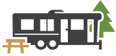 Destination trailer icon