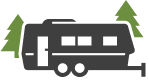 travel trailer icon