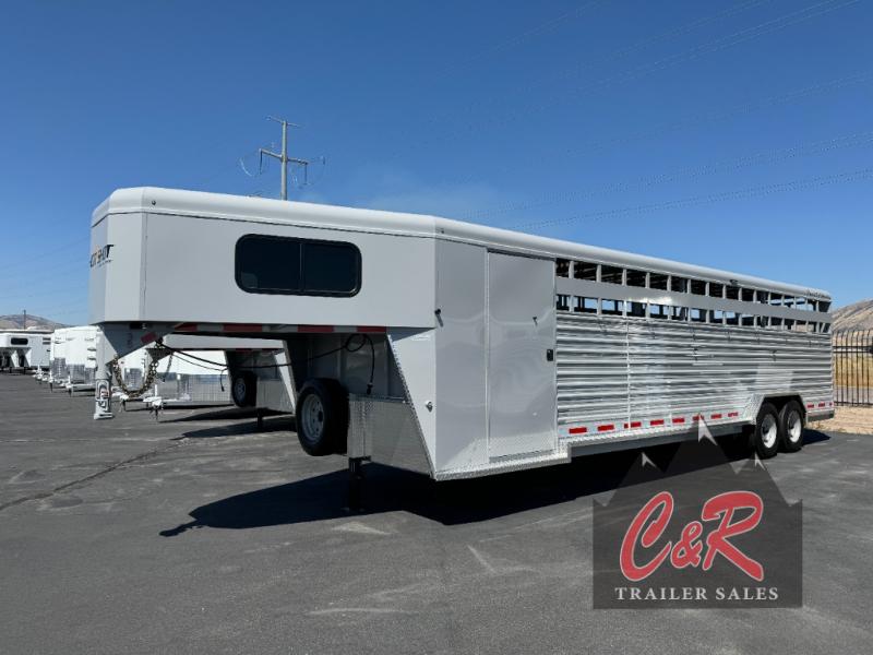 2025 Trails West hotshot 29' livestock trailer gooseneck