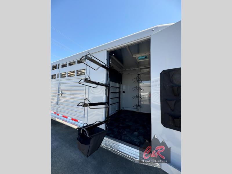 2025 Trails West hotshot 29' livestock trailer gooseneck