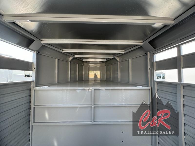 2025 Trails West hotshot 20' stock trailer gooseneck