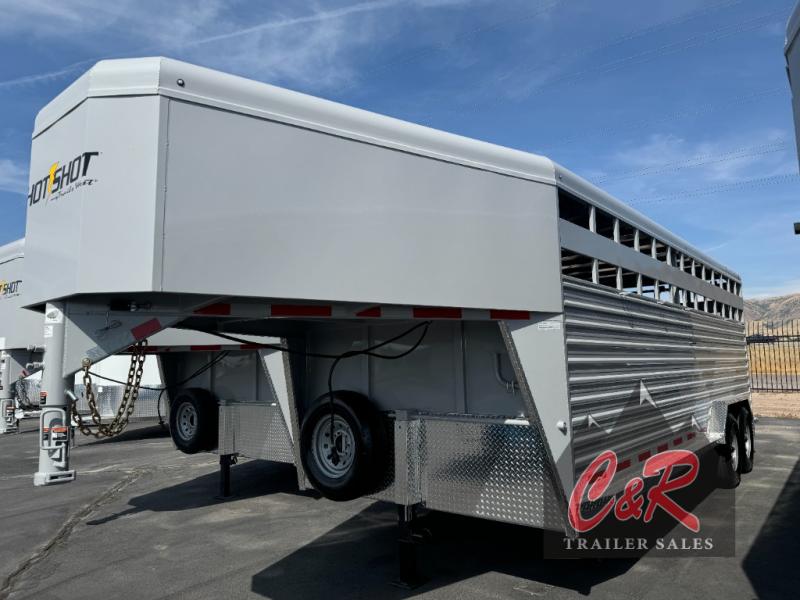 2025 Trails West hotshot 20' stock trailer gooseneck