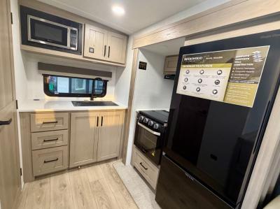 Full kitchen with full size RV appliances