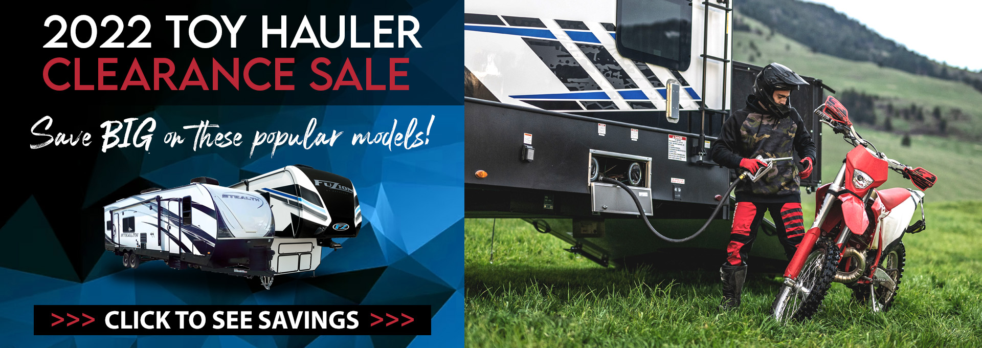 Toy Hauler Clearance Sale