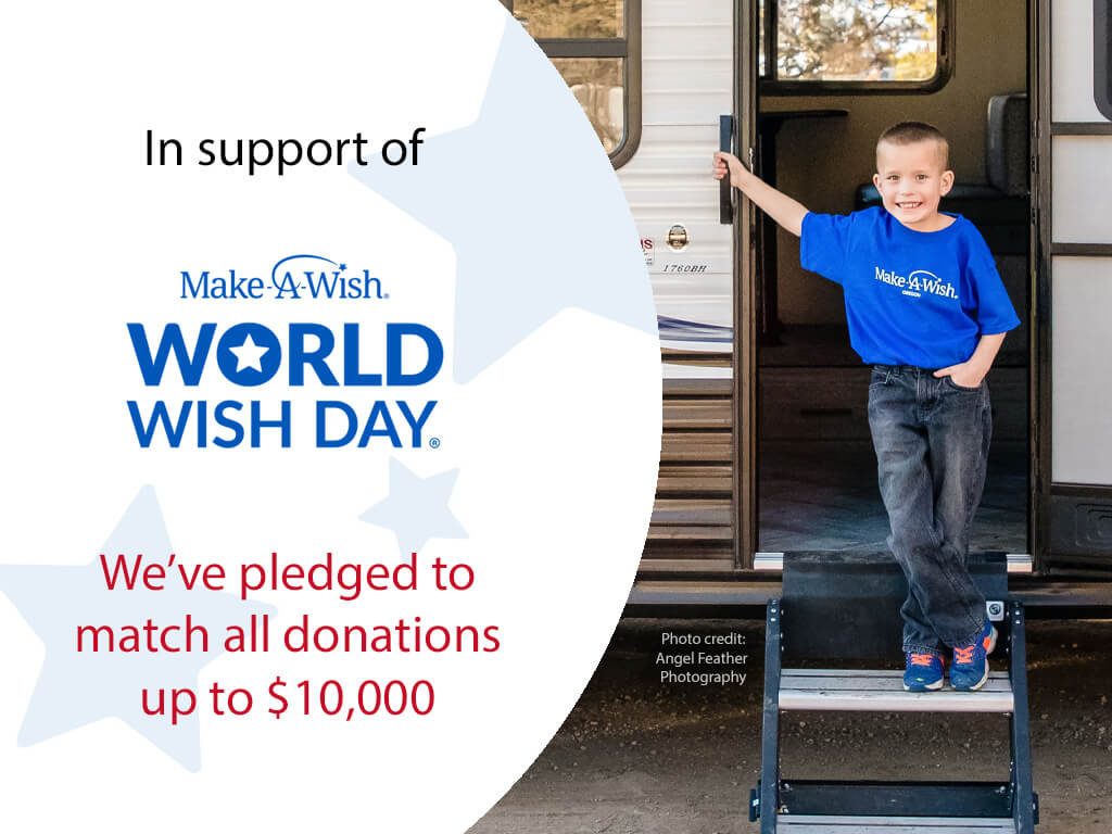 In support of Make-A-Wish World Wish Day