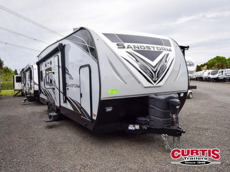 Used 2022 Forest River RV Sandstorm 265GSLR Toy Hauler Travel Trailer ...