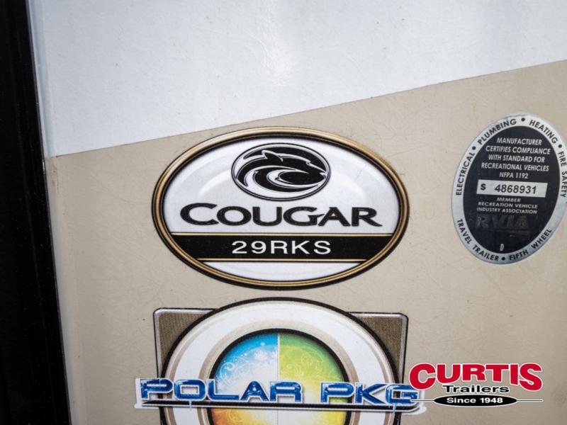 Used 2018 Keystone RV Cougar Half-Ton Series 29RKS Fifth Wheel at