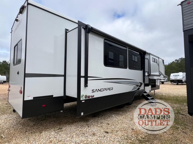 New 2024 Forest River RV Sandpiper 3800RK Fifth Wheel at Dad's Camper