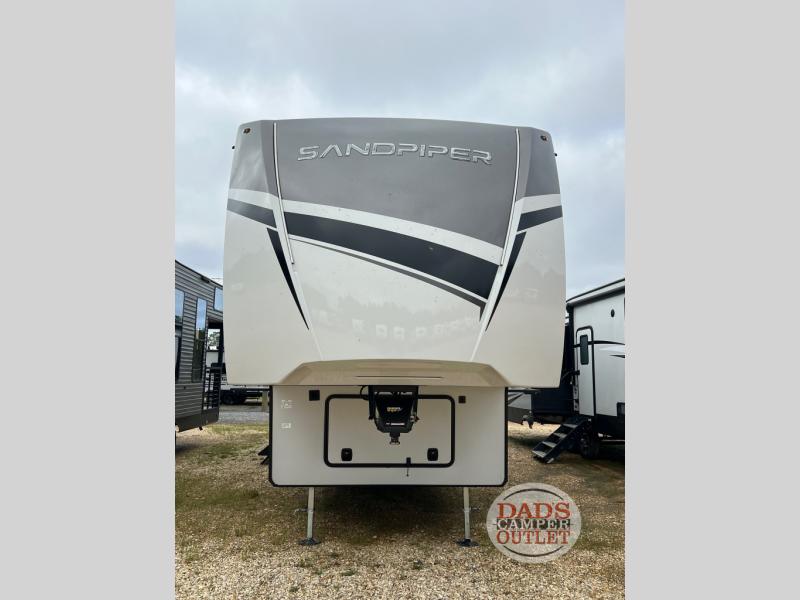 New 2024 Forest River RV Sandpiper 3800RK Fifth Wheel at Dad's Camper