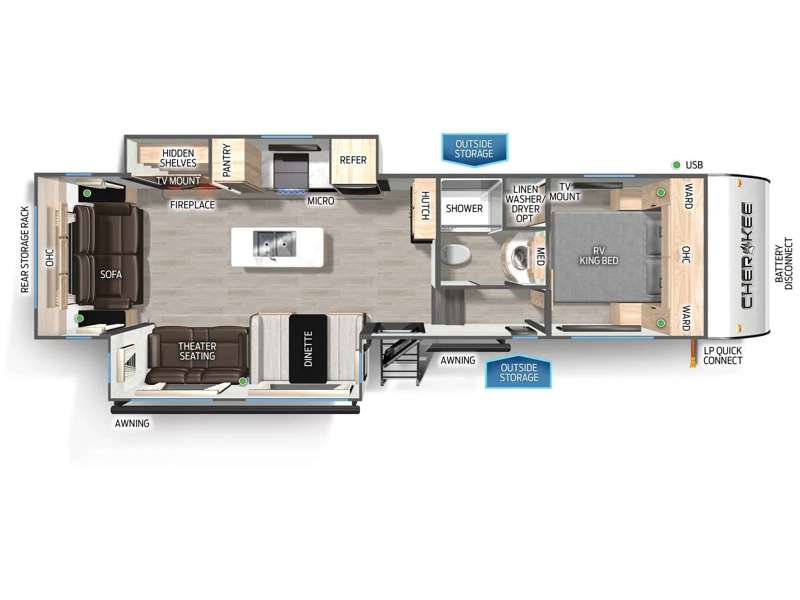 New 2025 Forest River RV Cherokee Black Label 295SBBL Fifth