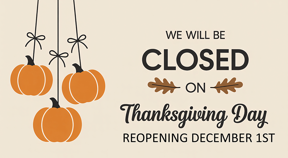 Thanksgiving closure