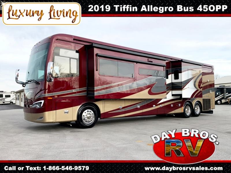 Used 2019 Tiffin Motorhomes Allegro Bus 45 OPP Motor Home Class A ...