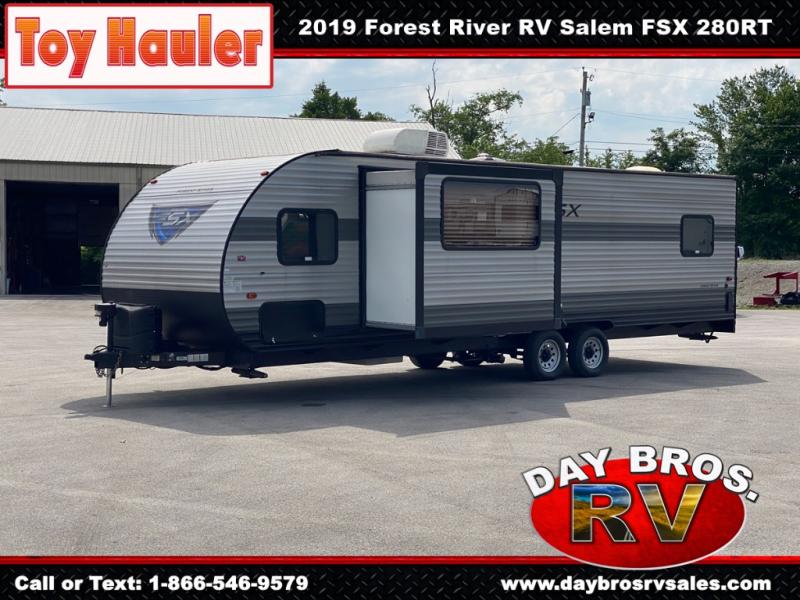 Used 2019 Forest River RV Salem FSX 280RT Toy Hauler Travel Trailer at ...