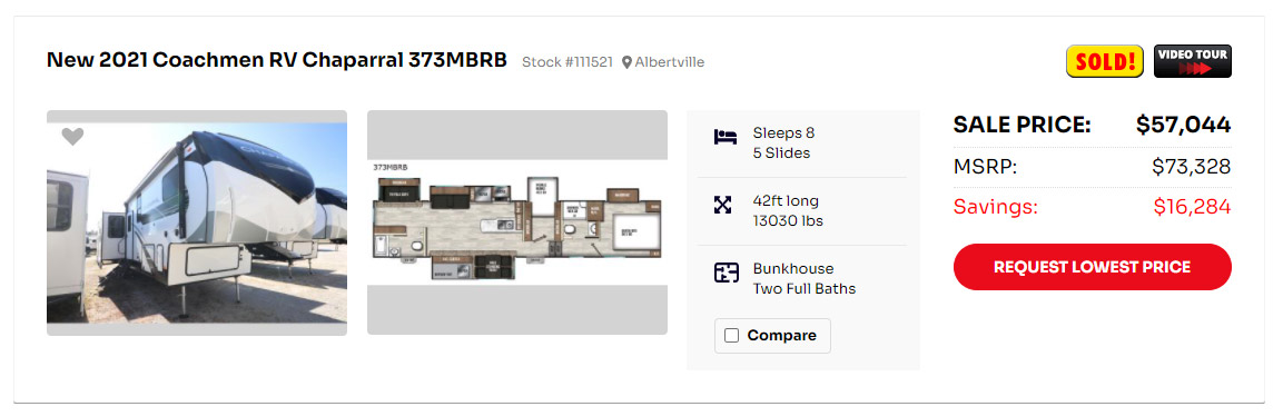 Dual Image Listings Sample