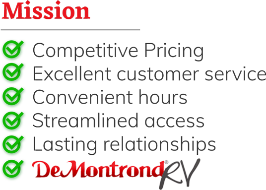 The DeMontrond RV Automotive Group Mission