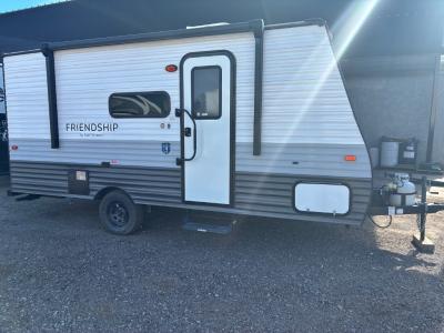 Passenger side view with power awning