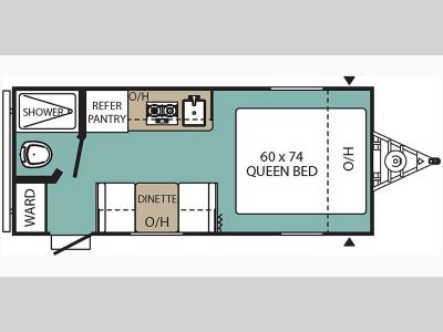 Coachmen Viking 17FB floor plan