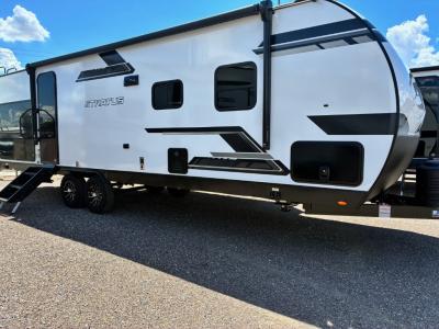 Passenger side with 18' power antenna and rear entry glass door